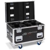 JB Flight case for 4x Sparx 9 Amptown SIP foam