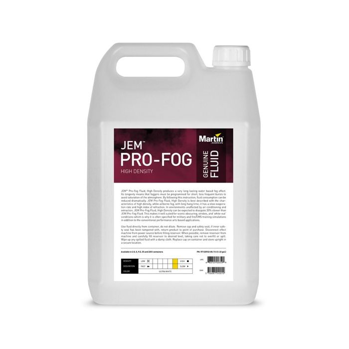 Martin JEM Pro-Fog Fluid, High Density, 4x5L