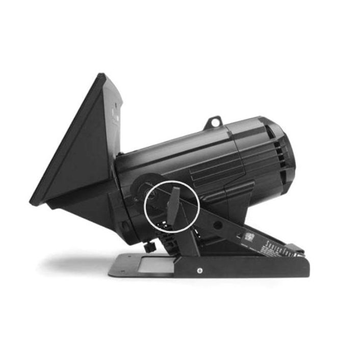 ETC S4 LED CYC Adapter low-profile fl stand, Black