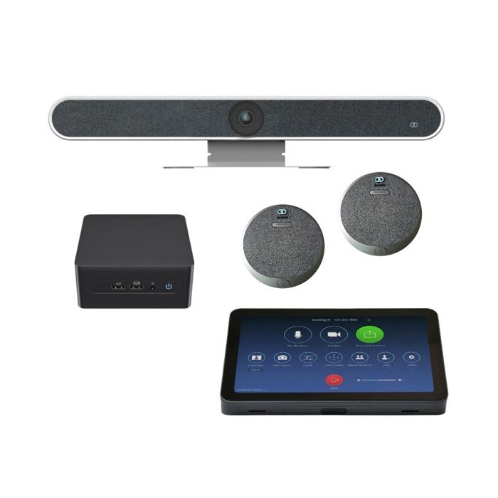 Boom Zoom Room Large Video Bar Kit, White