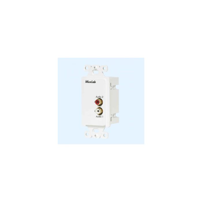 Muxlab Stereo Hi-Fi Wall Plate Balun