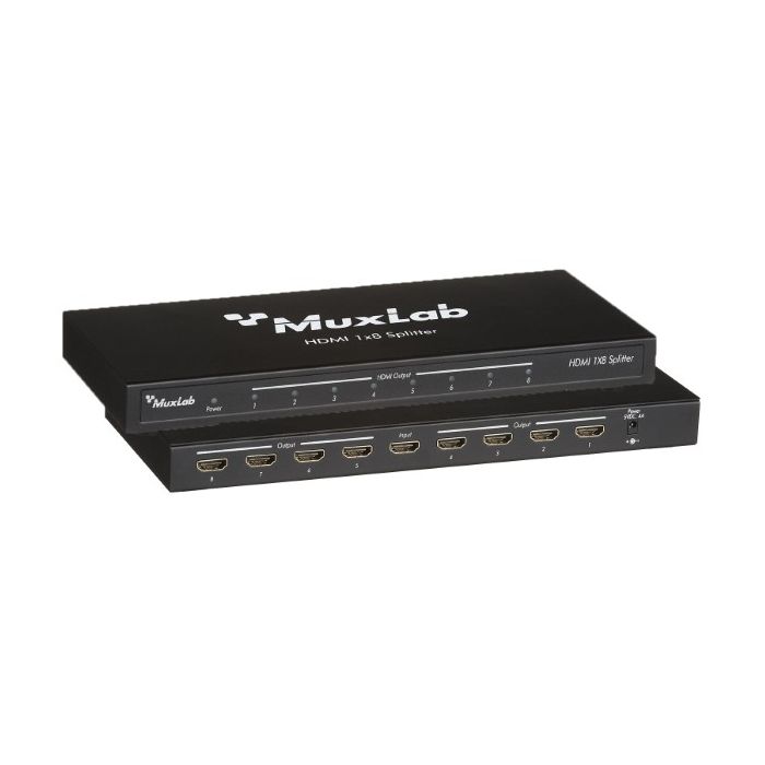 Muxlab HDMI 1x8 Splitter, UHD-4K