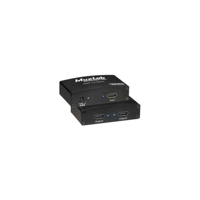 Muxlab HDMI 1x2 Splitter, UHD-4K