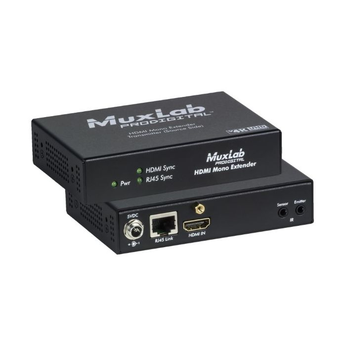 Muxlab HDMI Receiver, HDBT, UHD-4K
