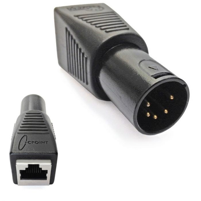 CPOINT® XLR5M to RJ45 Adapter